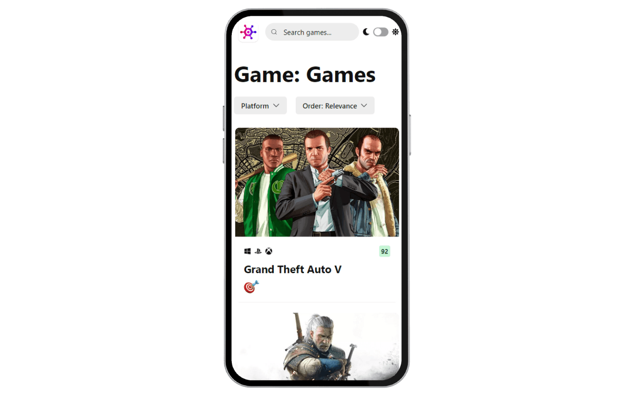 Game Discover App